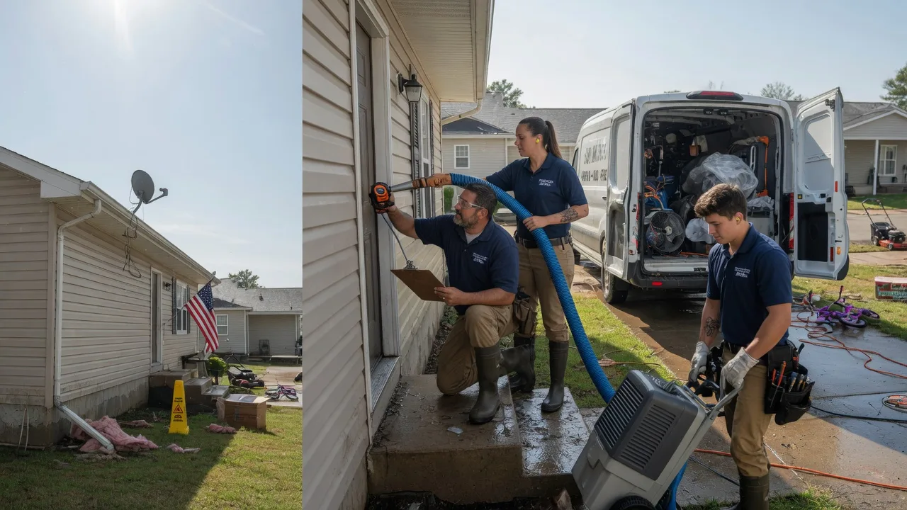 Ceiling Water Damage Restoration in Scotland, AR near me